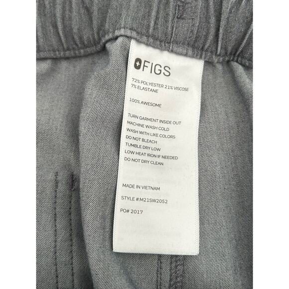 Figs Technical Collection Pants Mens M Cairo Gray Cargo Scrub Drawstring Bottoms - Picture 7 of 12